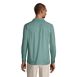 Men's Traditional Fit Textured Camp Collar Long Sleeve Shirt, Back