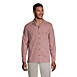 Men's Traditional Fit Textured Camp Collar Long Sleeve Shirt, Front