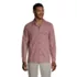 Men's Traditional Fit Textured Camp Collar Long Sleeve Shirt, Front