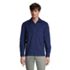 Men's Traditional Fit Textured Camp Collar Long Sleeve Shirt, Front