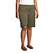 Women's Plus Size Mid Rise Elastic Waist Pull On 12" Knockabout Chino Bermuda Shorts, alternative image