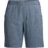Women's Petite Mid Rise Elastic Waist Pull On 10" Chino Bermuda Shorts, Front