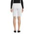 Women's Mid Rise Elastic Waist Pull On 10" Chino Bermuda Shorts, Back