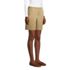 Women's Petite Mid Rise Elastic Waist Pull On 10" Chino Bermuda Shorts, alternative image