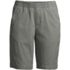 Women's Mid Rise Elastic Waist Pull On 10" Chino Bermuda Shorts, Front