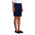Women's Petite Mid Rise Elastic Waist Pull On 12 inch Chino Bermuda Shorts, alternative image