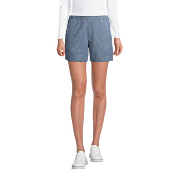 Chino-Shorts mit Dehnbund CHAMBRAY, 18 cm für Damen image number 0