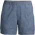Women's Plus Size Mid Rise Elastic Waist Pull On 7" Chino Shorts, Front
