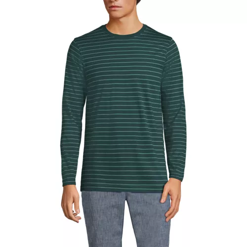 Men's Long Sleeve Cotton Supima Tee, Front