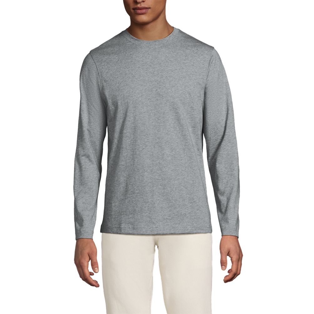 Men's Long Sleeve Cotton Supima Tee | Lands' End