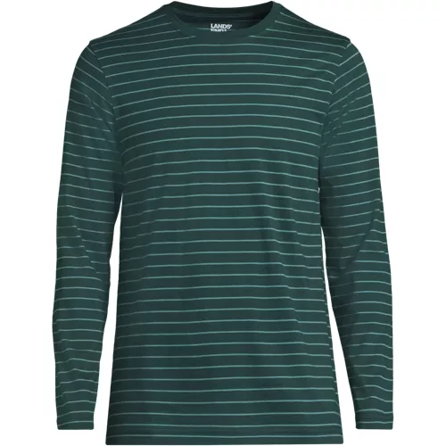 Men's Long Sleeve Cotton Supima Tee, Front