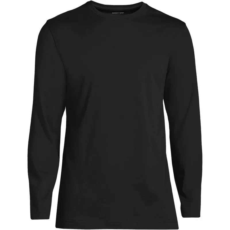 Men's Long Sleeve Cotton Supima Tee, Front