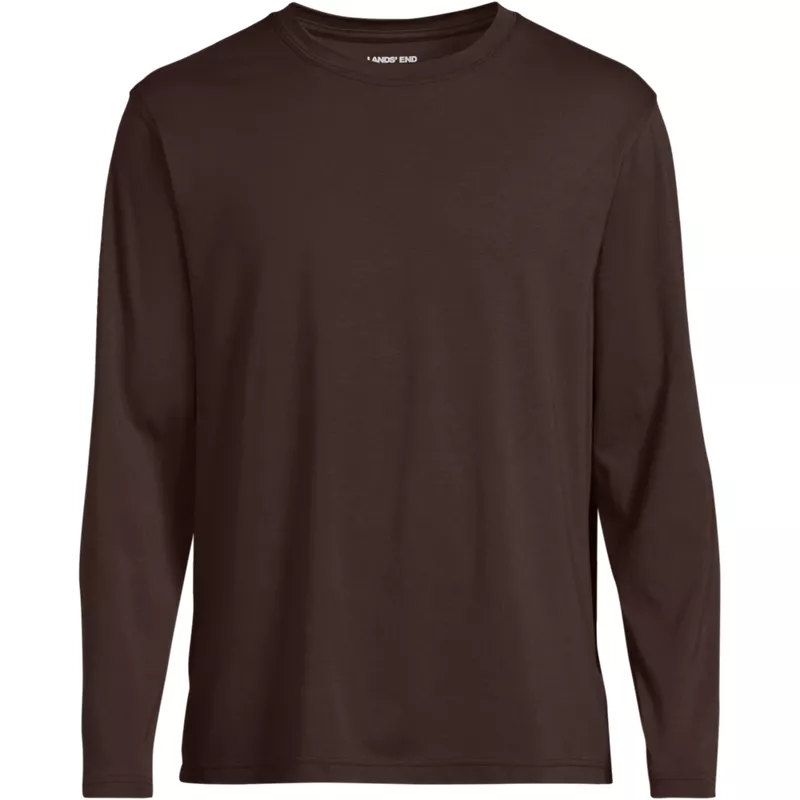 Men's Long Sleeve Cotton Supima Tee, Front