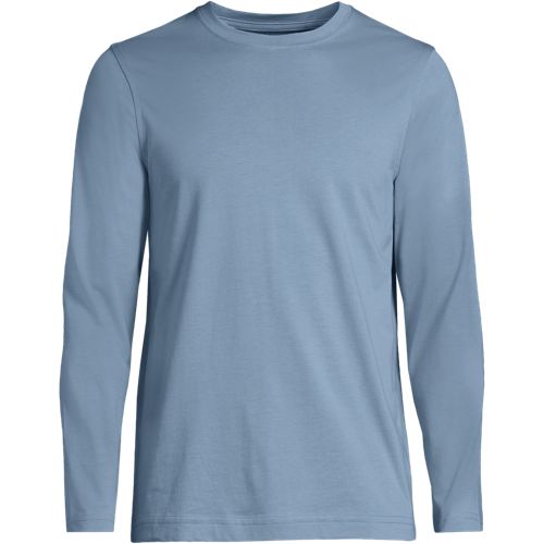 Women's Lightweight Jersey Skimming Long Sleeve Scoop Neck T