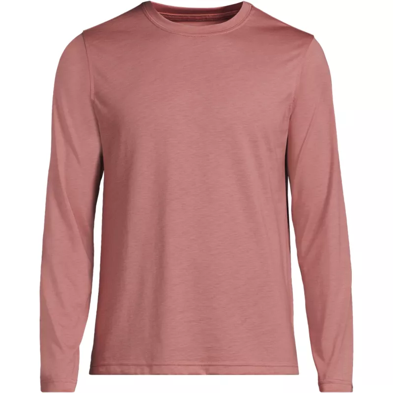 Men's Long Sleeve Cotton Supima Tee, Front