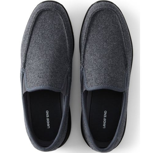 Lands End All Weather Moc Mens Slip On Shoes Navy Size 9 1/2 Lands End All Weather Moc Mens Slip On Shoes Navy Size 9 1/2