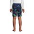 Boys Husky Printed Volley Swim Trunks, Back