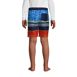 Boys Printed Volley Swim Trunks, Back