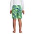 Boys Husky Printed Volley Swim Trunks, Back