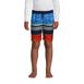 Boys Printed Volley Swim Trunks, Front