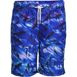 Boys Printed Volley Swim Trunks, Front