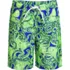 Boys Husky Printed Volley Swim Trunks, Front