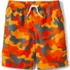 Boys Printed Volley Swim Trunks, Front
