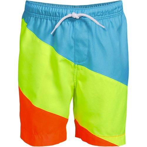 Lands' End Men's 8 Solid Volley Swim Trunks - Compass Red