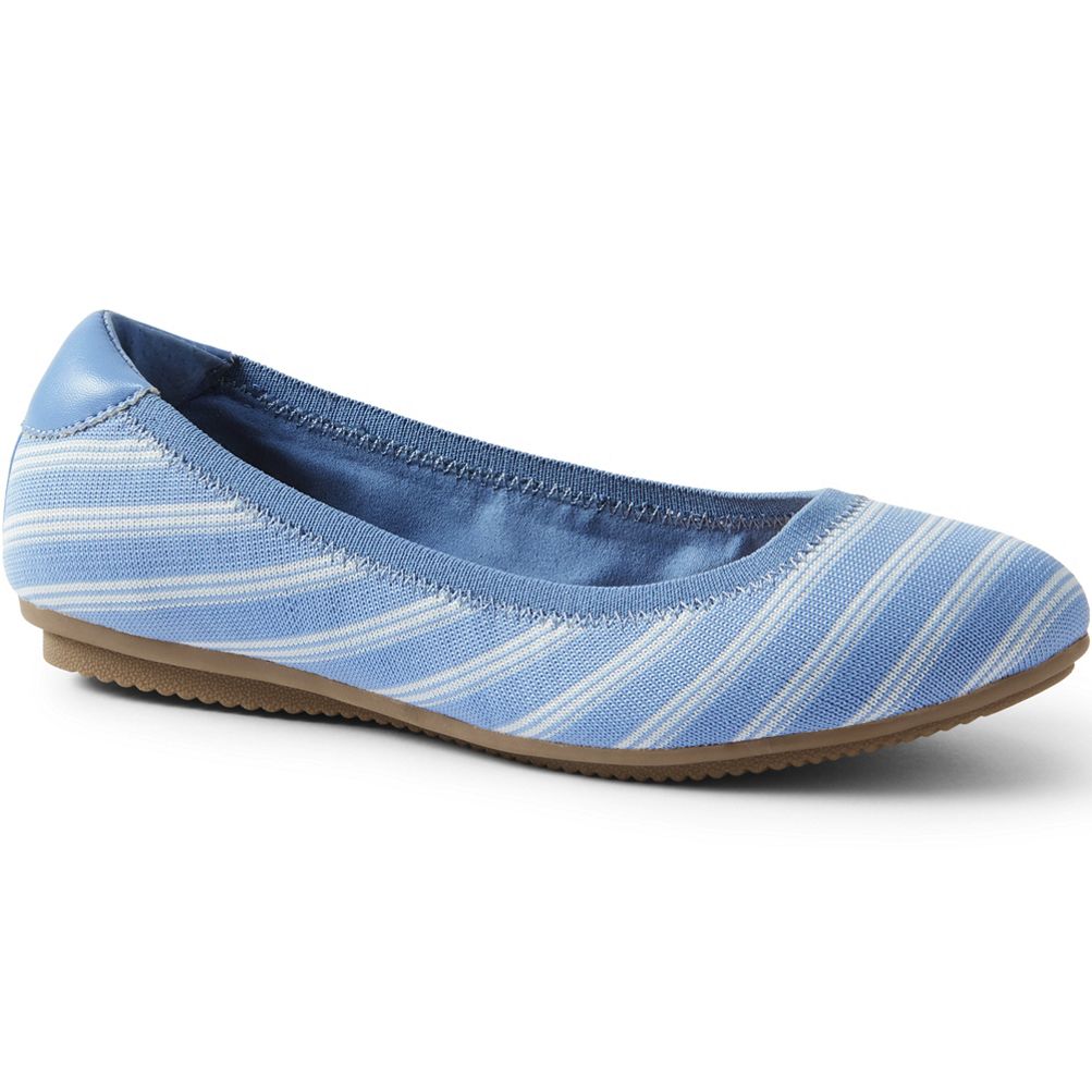 Lands end comfort store elastic ballet flats