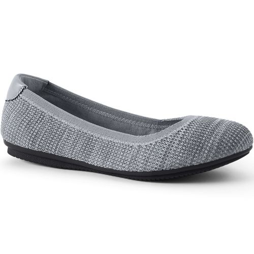 Women's Knit Comfort Elastic Ballet Flat Shoes