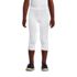 School Uniform Girls Tough Cotton Capri Leggings, Front