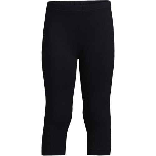 Stunning collection Classic Fit Spandex/Cotton 3/4th Capri for Girls  (Black, 14-15 Years)