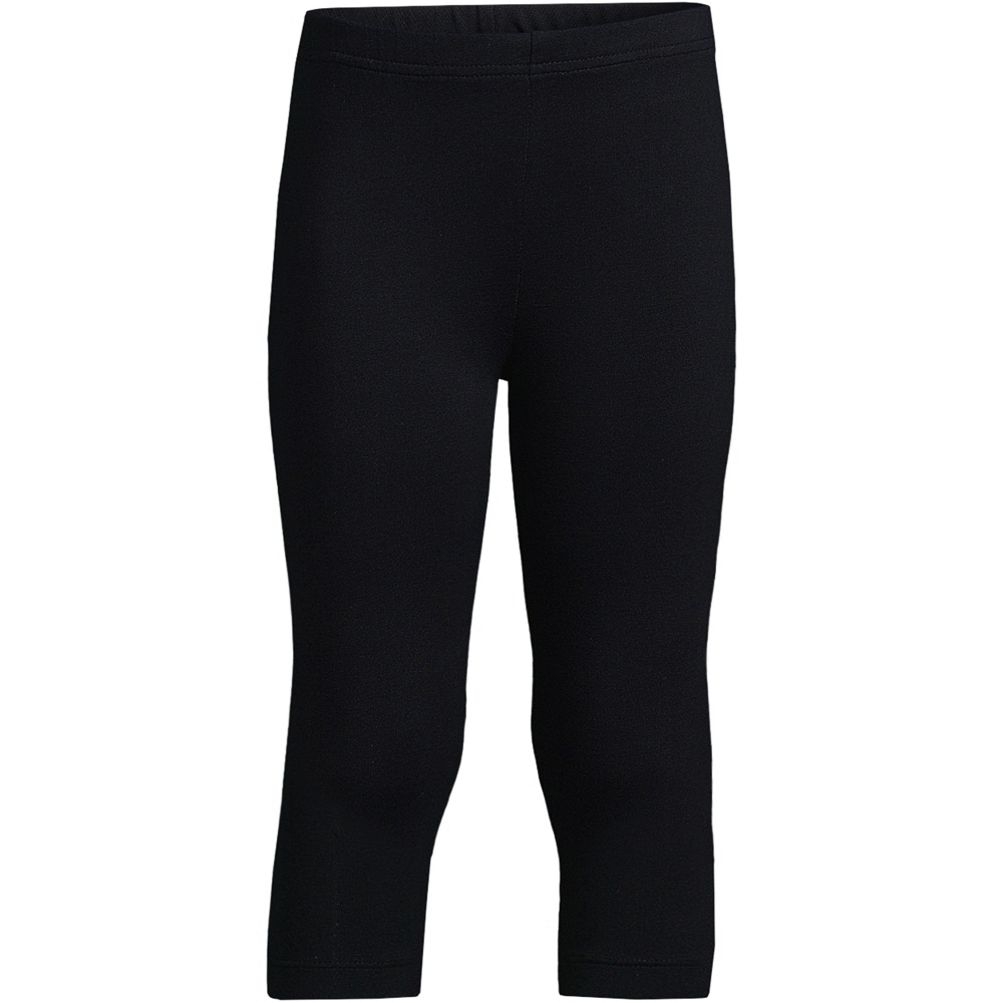 Black Capri Tight Leggings - Crane & Lion