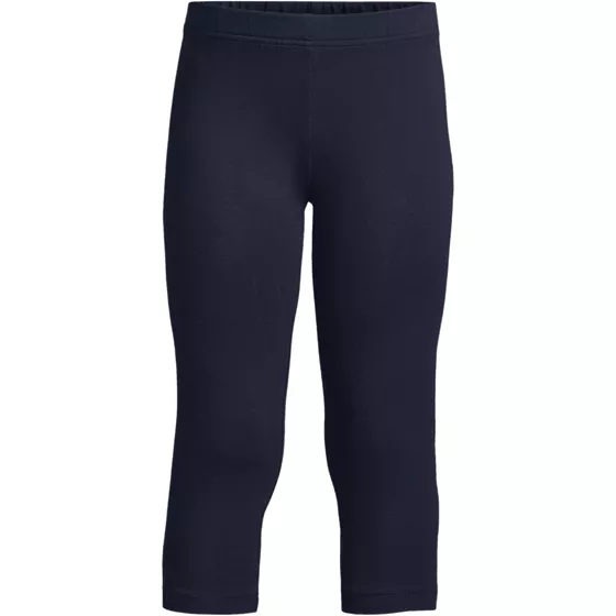 School Uniform Girls Tough Cotton Capri Leggings - primary