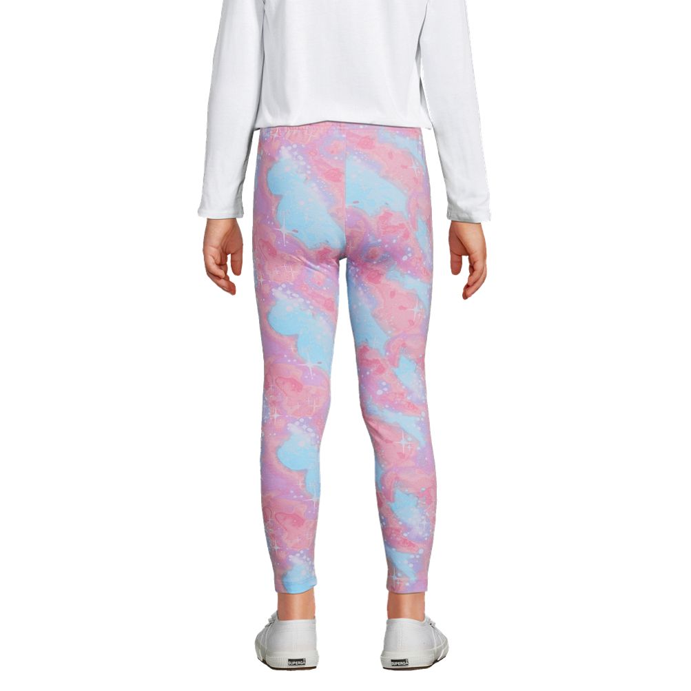 Women’s Cotton Yoga Leggings - Pink/Grey