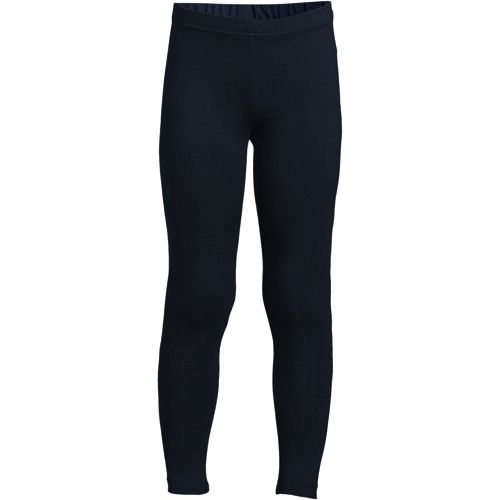 Cotton Jersey Leggings - Dark blue - Ladies