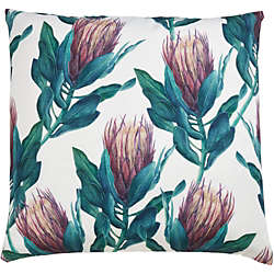 Saro Lifestyle Nature Print Outdoor Pillow, Front