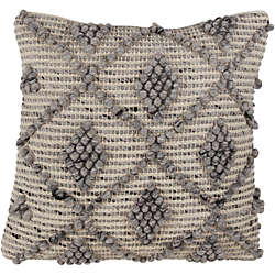 Saro Lifestyle Diamond Weave Design Decorative Throw Pillow, Front