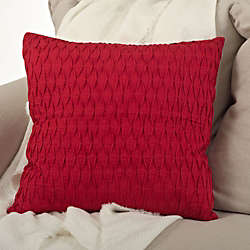 Saro Lifestyle Pleated Diamond Design Decorative Throw Pillow, alternative image