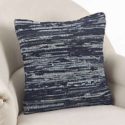 Saro Lifestyle Denim Chindi Decorative Throw Pillow, alternative image