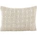 Saro Lifestyle Smocked Design Decorative Throw Pillow, Front