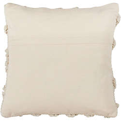 Saro Lifestyle Diamond Lattice Weave Decorative Throw Pillow, Back