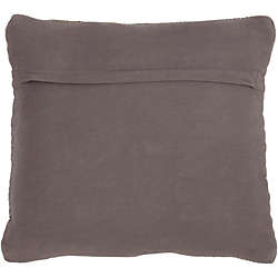 Saro Lifestyle Rustic Chindi Decorative Throw Pillow, Back