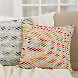 Saro Lifestyle Multi Color Design Decorative Throw Pillow, alternative image