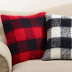 Saro Lifestyle Buffalo Plaid Decorative Throw Pillow, alternative image