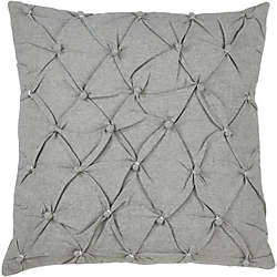 Saro Lifestyle Pintuck Diamond Pattern Decorative Throw Pillow, Front