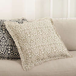 Saro Lifestyle Floral Motif Decorative Throw Pillow, alternative image
