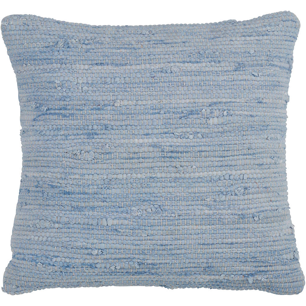 Saro Lifestyle Solid Chindi Decorative Throw Pillow, Front