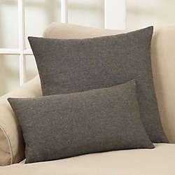 Saro Lifestyle Tweed Solid Decorative Throw Pillow, alternative image