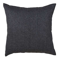 Saro Lifestyle Tweed Solid Decorative Throw Pillow, Front
